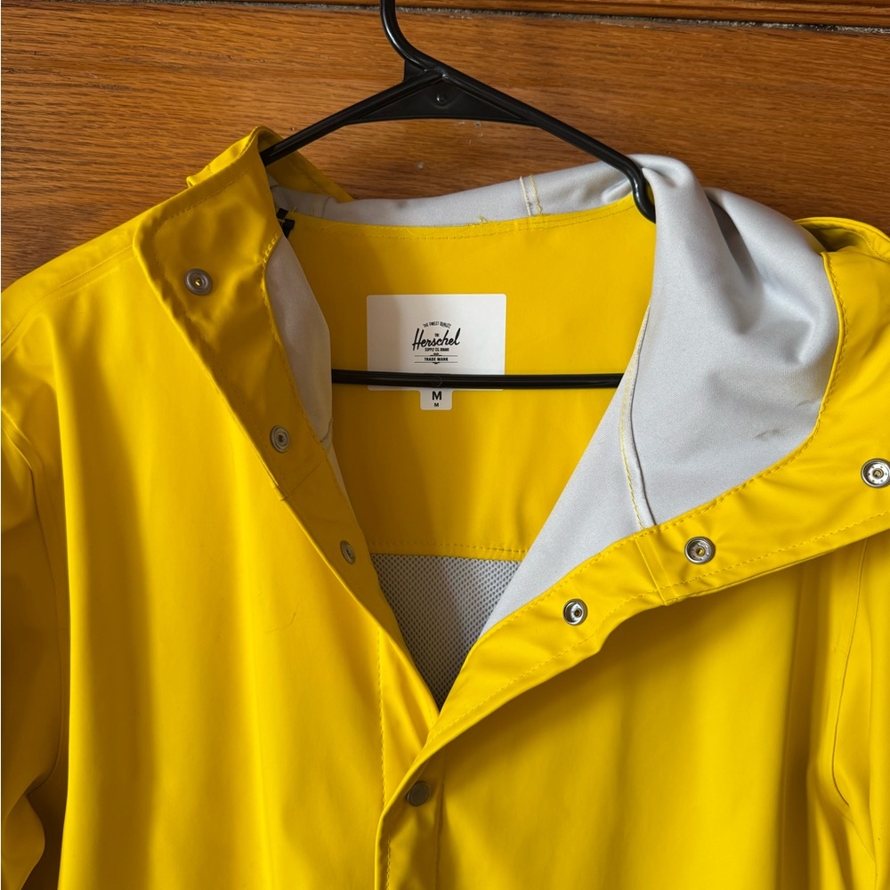 Herschel Supply Co, Rainwear, Women’s Parka Rain Jacket, Yellow, Size M - Picture 3 of 7